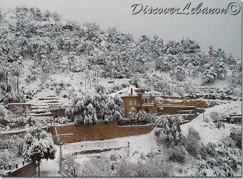 Azour Village snow