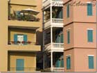 Colored buildings in Beirut
