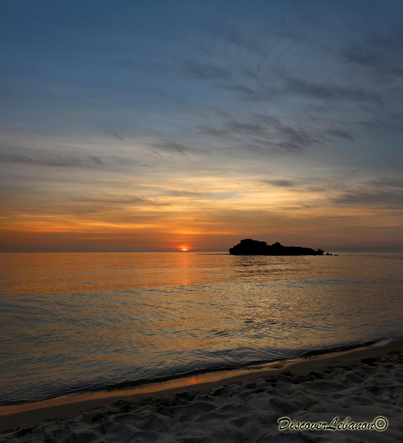 Most beautiful sunset from Byblos